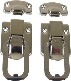 img 2 attached to 🔒 Top-Choice RH-2510-2-A: Premium Set of 2 Sturdy Medium Nickle Plated Briefcase Latches from Reliable Hardware Company