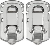 🔒 top-choice rh-2510-2-a: premium set of 2 sturdy medium nickle plated briefcase latches from reliable hardware company логотип