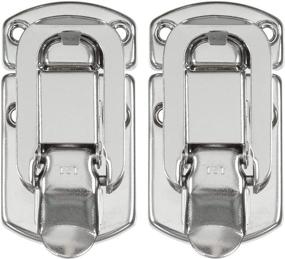 img 4 attached to 🔒 Top-Choice RH-2510-2-A: Premium Set of 2 Sturdy Medium Nickle Plated Briefcase Latches from Reliable Hardware Company