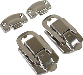 img 1 attached to 🔒 Top-Choice RH-2510-2-A: Premium Set of 2 Sturdy Medium Nickle Plated Briefcase Latches from Reliable Hardware Company