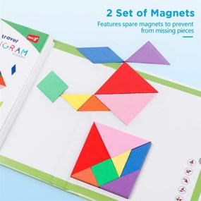 img 1 attached to 🧩 Vanmor Tangram Montessori Magnetic Solution