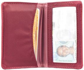 img 3 attached to Big Skinny Leather Wallet Holds Men's Accessories