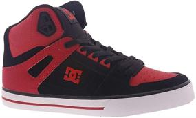 img 4 attached to DC HIGH TOP Skateboard Skate Fiery Men's Shoes and Athletic