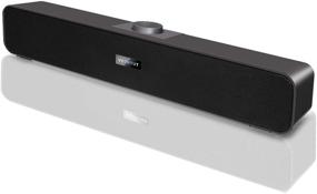 img 4 attached to 🔊 VOTNTUT Computer Speaker Bluetooth 5.0 - USB Powered Stereo Sound Bar Speaker for Desktop, Laptop, Phone, iPad - PC Speakers