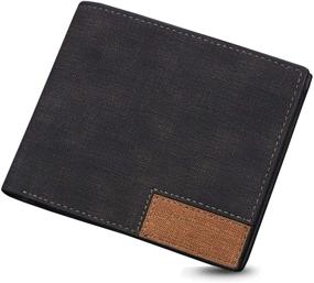 img 4 attached to 🧥 Stylish Leather Bifold Wallet with Window