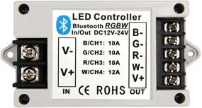 img 3 attached to 📱 EPBOWPT Bluetooth LED Strip Light Controller: Phone APP Control for 5050 3528 RGB LED Strip Lights (iOS & Android Compatible)