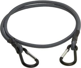 img 4 attached to 🔒 Keeper 06082 48-inch Bungee Cord with Mini Carabiner Hooks: 2 Pack – Secure and Versatile Bungee Cords for Various Applications