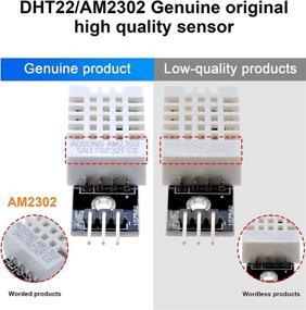 img 3 attached to 🌡️ Aideepen 5PCS DHT22/AM2302 Temperature and Humidity Sensor Module with Cable - Reliable Temp Humidity Monitoring