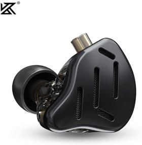 img 1 attached to 🎧 Наушники KZ Zax IEM, 16-драйверная гибридная модель внутриканальных наушников, спортивные наушники/гарнитура HiFi стерео с шумоизоляцией, съемный кабель для музыкантов и аудиофилов (с микрофоном, черные)