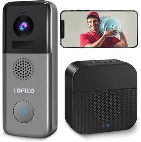 img 4 attached to 🔔 Wireless Rechargeable Battery Powered Doorbell Camera - LOFICO 2K, WiFi Enabled with Motion Detection, Night Vision, 2-Way Audio, Support for Local and Cloud Storage, Includes Wireless Chime