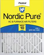 🌬️ nordic pure 18x20x2 pleated furnace air filter logo
