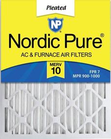 img 4 attached to 🌬️ Nordic Pure 18x20x2 Pleated Furnace Air Filter