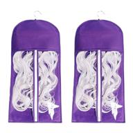 convenient extension portable storage for dust-free hairpieces: essential travel accessories logo