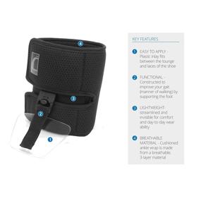 img 3 attached to 🦶 Ossur Foot Up Drop Foot Brace: Enhanced Occupational Health & Safety Solution
