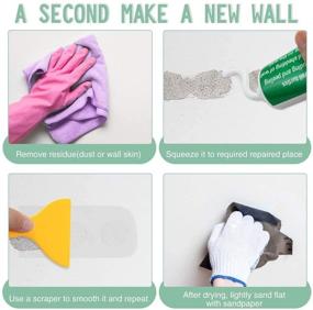 img 1 attached to 🔧 Quick and Easy Wall Repair Putty: Fill Holes, Cracks & Give Your Wall a New Look! (1 PCS)