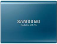 samsung electronics t5 portable 3.1 external ssd - mu-pa250b/am logo