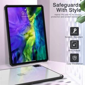 img 1 attached to 📱 Чехол MoKo для iPad Pro 11" 2018/2020 - Черный | Тонкий, легкий корпус с поддержкой зарядки Apple Pencil 2