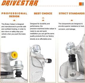 img 1 attached to Передние тормозные суппорты DRIVESTAR 19B818 19B819 для Toyota 1984-1995 года, тормозные суппорты для тормозных дисков левый и правый - улучшенная тормозная производительность!