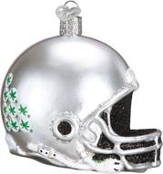 🏈 стеклянные орнаменты для елки ohio state helmet buckeyes - old world christmas логотип