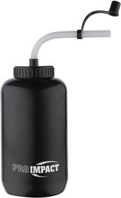 img 3 attached to 🥤 Pro Impact Squeezable Plastic Water Bottle with Straw (35.5 Oz.) - Ideal for Boxing, Hockey, Lacrosse, Gym, Yoga, Sports, Cycling, Outdoors - BPA Free