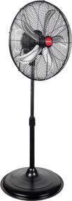 img 4 attached to New Model - OEMTOOLS OEM24871 20 Inch High-Velocity Indoor Oscillating Pedestal Fan with Airflow Control for Shop, Garage, or Warehouse - Black