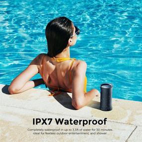 img 1 attached to 🔊 2021 Upgraded Axloie Bluetooth Speaker - 10W Stereo Sound, IPX7 Waterproof, 66-Foot Bluetooth Range, Wireless Stereo Pairing, 12H Playtime - Portable Wireless Speaker