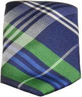 👔 discover stylish wembley mens caen plaid blue men's accessories for ties, cummerbunds & pocket squares logo