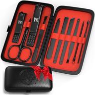 💅 viking revolution manicure set for men - ultimate nail care kit for professional grooming - travel-friendly pedicure and manicure kit for men logo