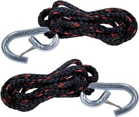 img 3 attached to 🔗 Extreme Max PWC Dock Line 7ft with Zinc-Plated Snap Hook - Value 2-Pack
