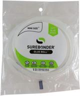 🔥 surebonder long mini hot glue stick roll, clear, 60 inches (5 feet), 5/16 inch diameter - continuous gluing, compatible with all temperature glue guns - made in the usa (rm-5) logo