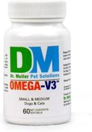 🐾 enhance your pet's health with dr. muller omega-v3 softgels for dogs & cats logo