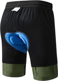 img 2 attached to BALEAF Men's Mountain Bike Shorts: 3D Padded Cycling Biking Shorts for Loose-fit MTB - Lightweight & SPF 50 Protection