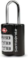 samsonite travel sentry combination ultraviolet travel accessories for luggage locks logo