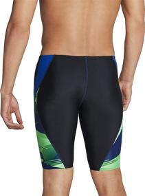 img 1 attached to 🩲 Speedo Men's ProLT Printed Team Colors Swimsuit Jammer
