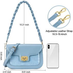 img 2 attached to CLUCI Crossbody Designer Adjustable Shoulder Women's Handbags & Wallets