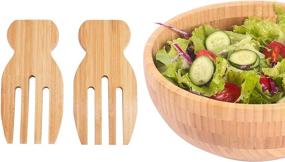 img 4 attached to 🌱 Discover the Delight of Natural Organic Dinnerware Utensils