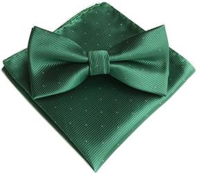 img 1 attached to 🎩 Stylish Cravat Wedding Set with Matching Pocket Round"