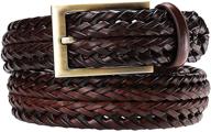 👔 earnda genuine buckle men's accessories with braided leather логотип