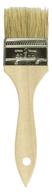 🖌️ jack richeson 2-inch flat bristle paint brush with wood handle - natural white logo