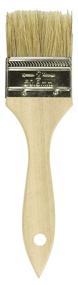 img 1 attached to 🖌️ Jack Richeson 2-Inch Flat Bristle Paint Brush with Wood Handle - Natural White