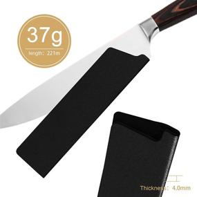 img 2 attached to Protect Your Chef Knives with XYJ 3 Pcs ABS Universal Knife Edge Guards Set 🔪 - Knife Sheaths for 8 inch Blades - Japanese Style Chef Knife Protectors (Knives Not Included)