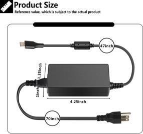 img 3 attached to 💡 High-powered 45W USB Type C Charger for HP Chromebook X360 14-CA000, 14-ca051wm, 14-ca052wm, 14-ca091wm, 14-ca061dx, 14-ca020nr, 14-ca060nr, 14-ca043cl, 11-AE000, 11-ae051wm, 11 11A G6 G7 EE, C330, S330, ThinkPad T480, T580