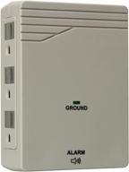 woods 041203 6-outlet side entry surge protector wall adapter with 1000 joules protection - light grey logo