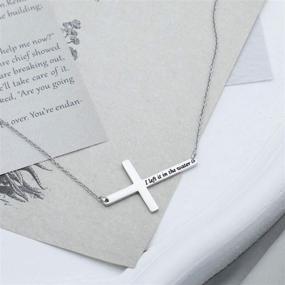 img 2 attached to 🌊 I Left it in The Water: Eigso Baptism Jewelry - Unique Adult Washed Baptism Gift for Teen Girl