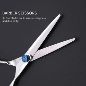 img 2 attached to Professional Salon Hair Scissors with Adjustable Tension Screw, Stainless Steel Blades - Ideal for Precise Cutting and Styling