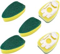 versatile kitchen scrub sponges: non-scratch microfiber sponge for easy cleaning of dishes, pots, and pans logo