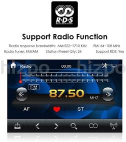 img 3 attached to 🚗 Hizpo 7-дюймовая двойная магнитола для автомобиля Toyota RAV4 2006-2012 | GPS навигация, Mirrorlink, Bluetooth, OBD2 | Мультисенсорный экран + Камера заднего вида