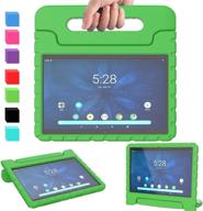 avawo kids case for android onn 10.1” 2019 (fits model: ona19tb003, not for 2020), lightweight shockproof handle stand case for onn 10.1 inch android tablet (fits 2019), green logo