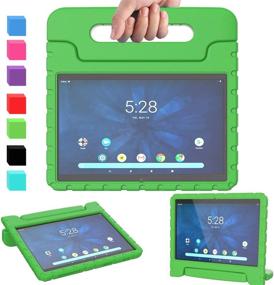 img 4 attached to AVAWO Kids Case for Android Onn 10.1” 2019 (Fits Model: ONA19TB003, NOT for 2020), Lightweight Shockproof Handle Stand Case for Onn 10.1 inch Android Tablet (Fits 2019), Green