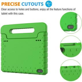 img 1 attached to AVAWO Kids Case for Android Onn 10.1” 2019 (Fits Model: ONA19TB003, NOT for 2020), Lightweight Shockproof Handle Stand Case for Onn 10.1 inch Android Tablet (Fits 2019), Green